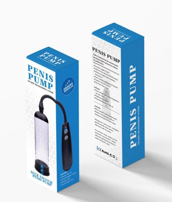 BossSeries Pompka do Penisa-SUCK VACUUM PENIS PUMP, THE BEST ENLARGEMENT SYSTEM