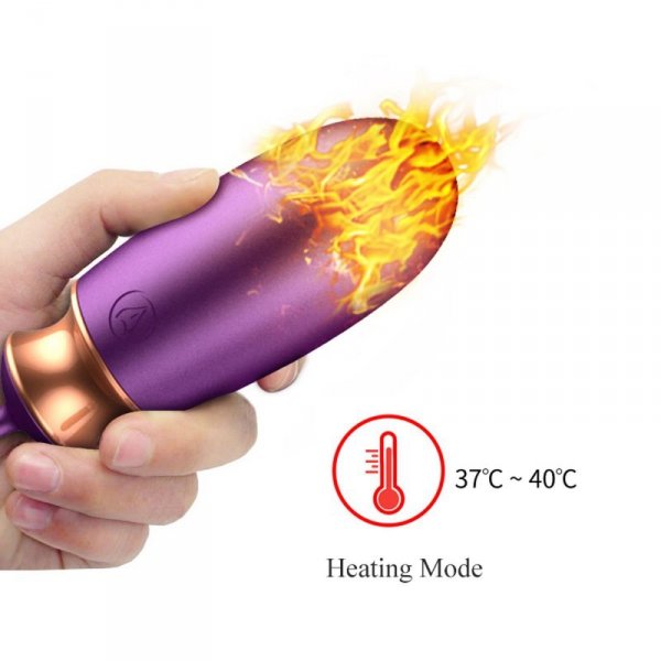 FOX Jajko/wibr-Vibrating Silicone Love EGG USB 10 Function / Heating / Voice Control