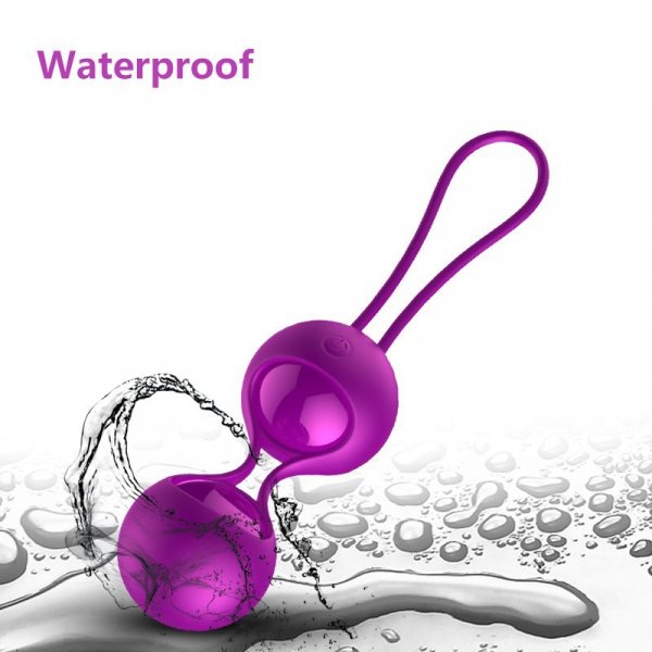 FOX Kulki-Vibrating Silicone Kegel Balls Set USB 10 Function / Remote control