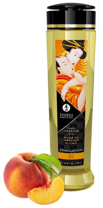 SHUNGA Olejek do Masażu VEGE - Massage Oil Stimulation PEACH