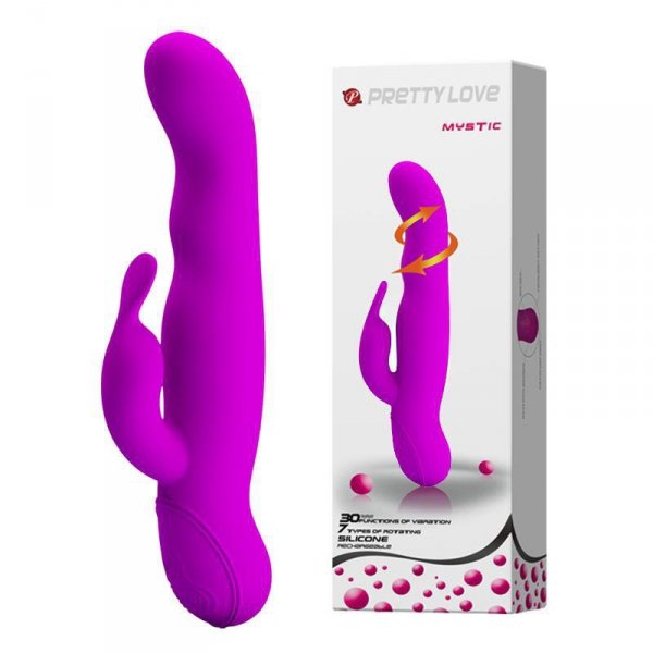 PRETTY LOVE  Stymulator Wibrator Łechtaczki - MYSTIC, 30vibration 7rotation