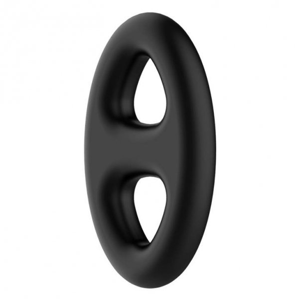 CRAZY BULL - Super Soft Silicone-Podwójny  Pierścień Erekcyjny