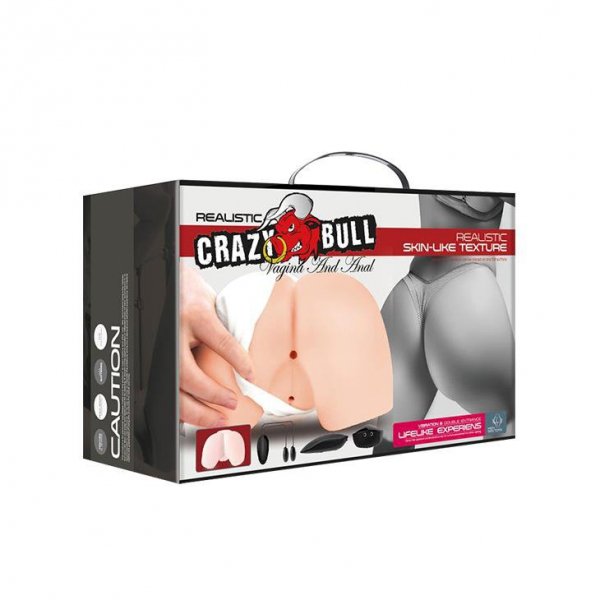 CRAZY BULL - Vagina and Anal Vibrating-Masturbator Wagina i Anal