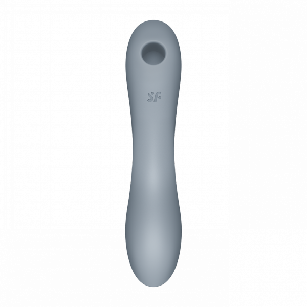 Satisfyer Vibrator Ssący - Curvy Trinity 3 (Blue Grey) 3w1