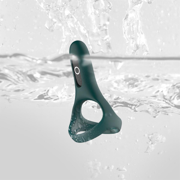 MAGIC MOTION Wibrujący Pierścień na APP  - Rise Smart Wearable Cockring Green