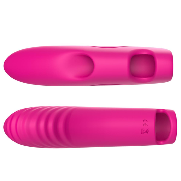 BOSS SERIES Wibrator na Palec + Pilot - Aurora pink (with remote)
