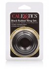 Rubber Ring - 3 Piece Set Black