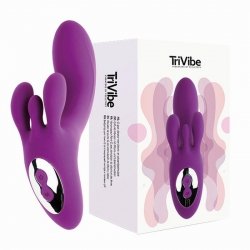 FeelzToys - TriVibe G-Spot Vibrator with Clitoral & Labia Stimulation Purple