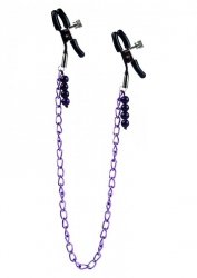 Purple Chain Nipple Clamps Purple