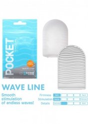Tenga Pocket Wave Line Transparent