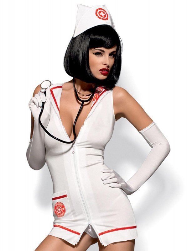Emergency pielęgniarka kostium  S/M + stetoskop
