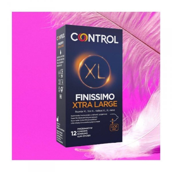 Prezerwatywy-Control Finissimo Xtra Large 12&quot;&quot;s