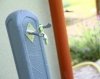Wassersäule Wasserzapfsäule Entnahmestelle Grau