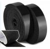 Klettverschluss Klettband Haken und Flauschband selbstklebend 20mm Schwarz - 5m 