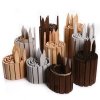 Rollborder Steckzaun Beeteinfassung Rasenkanten 200cm Holz Gartenzaun 40cm Natur