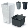  Blumentopf Blumenkübel Pflanztopf Pflanzkübel Einsatz -  Furu Square 75cm Grau