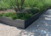 Hochbeet Gartenbeet Pflanzkasten Frühbeet Gemüsebeet aus Kunstoff -  Quadratisch Braun
