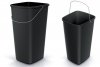 Mülleimer Müllbehälter Abfalleimer Biomülleimer 25L Schwingeimer - schwarz (ohne Deckel)