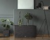 Blumenkasten Blumentopf Blumenkübel Pflanzkübel Furu Case 77cm Tannennadeln - Anthrazit