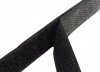 Klettverschluss Klettband Haken und Flauschband zum Aufnähen Nähen Schwarz - 2m 25mm 
