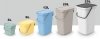 Mülleimer Müllbehälter Abfalleimer Biomülleimer Eimer Mülltonne Griff 3L - Transparent