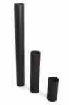 Ofenrohr FAL Rauchrohr Kaminrohr 0,6mm Schwarz feueraluminiert - 50cm 120 mm
