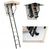 Bodentreppe Speichertreppe Dachbodentreppe U=1,22 W/m2K Termo Metall - 80 x 60