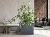 Blumenkasten Geländerkasten Blumentopf Beton Tower - 58cm mit Ablauf Terrakotta