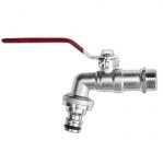Wasserhahn Kugelhahn mit Anschluss für Schnellverbinder
