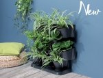 Blumentopf 12er Set Vertikaler Pflanzwand Taschen Wandgarten mit Abfluss - Cascade Garden 