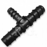 T-Verteiler für Tropfschlauch 20mm x 16mm x 20mm