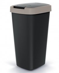 Mülleimer Müllbehälter Abfalleimer Biomülleimer 45L Schwingeimer - Braun