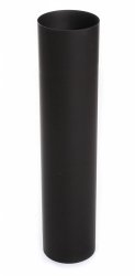 Ofenrohr FAL Rauchrohr Kaminrohr 0,6mm Schwarz feueraluminiert - 100cm 110 mm