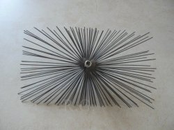 Schornsteinbesen Rechteckig Kaminbesen aus Stahl 20 x 28cm