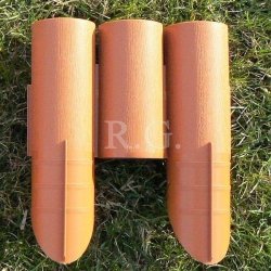 Palisade 2,10m in terracotta