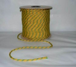 Polypropylen Seil PP schwimmfähig Polypropylenseil - grün-gelb,  10mm, 50m