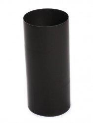 Ofenrohr FAL Rauchrohr Kaminrohr 0,6mm Schwarz feueraluminiert - 25cm 120 mm
