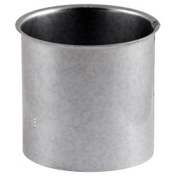 Wandfutter einwandig 0,6mm Silber feueraluminiert - 100mm