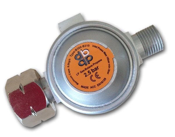 Druckregler Druckminderer Gasregler Regler für Abflammgerät 2,5 bar