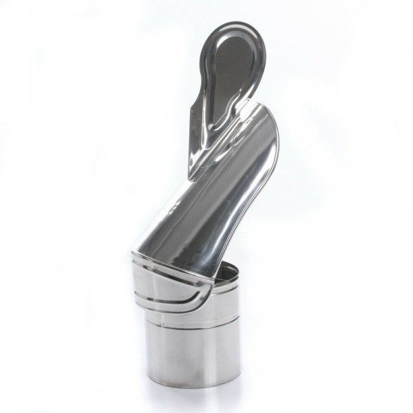 Edelstahl Kaminaufsatz Schornsteinaufsatz Standard-Design 100mm