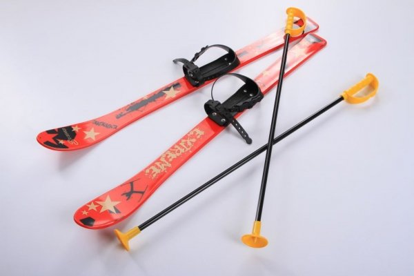 Kinderski Babyski Lernski 90cm Farbe Rot