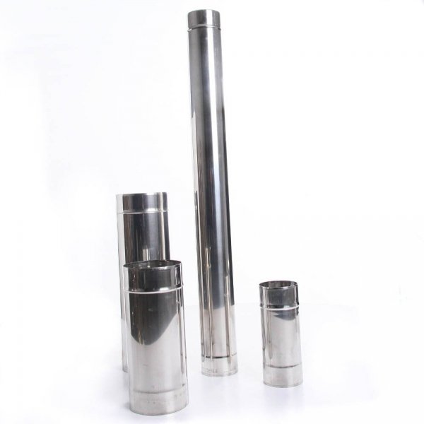 Edelstahl Ofenrohr 500mm Rohr Kaminrohr Rauchrohr 180mm Ø