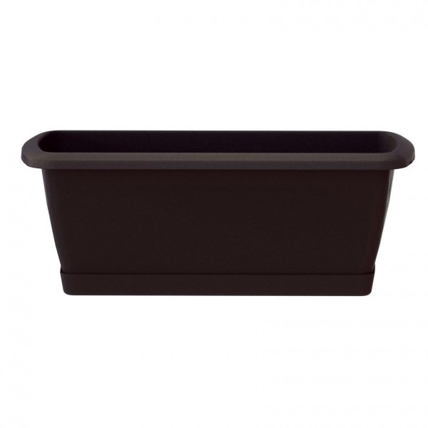 Balkonkasten Geländerkasten Blumentopf Respana Set 900 braun