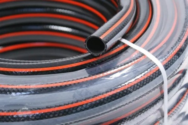 Gartenschlauch Wasserschlauch Carbon Plus 4 lagig  1/2&quot; - 15m schwarz