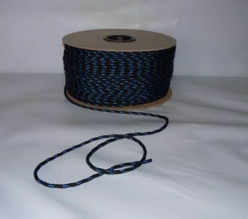 Polypropylen Seil PP schwimmfähig Polypropylenseil - schwarz-blau,  6mm, 50m
