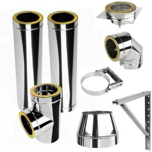 Edelstahl doppelwandig isoliert Klemmband  - 160/220mm Ø