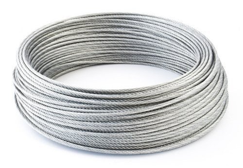 10m Stahlseil Drahtseil galvanisch verzinkt Seil Draht 2,5mm 6x7