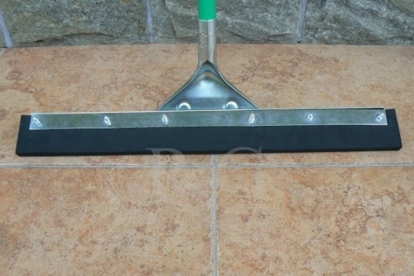 Wasserschieber Metall Bodenabzieher Bodenwischer Wasserabzieher Moosgummi - 45cm