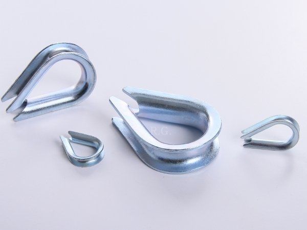 10x Kauschen Kausche für Stahlseil 2mm