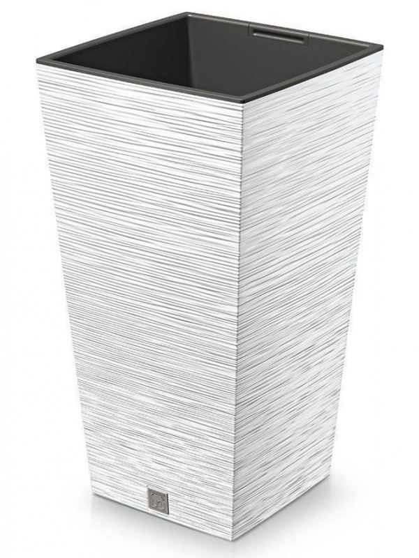 Blumentopf Blumenkübel Pflanztopf Pflanzkübel Einsatz -  Furu Square 38cm Weiß